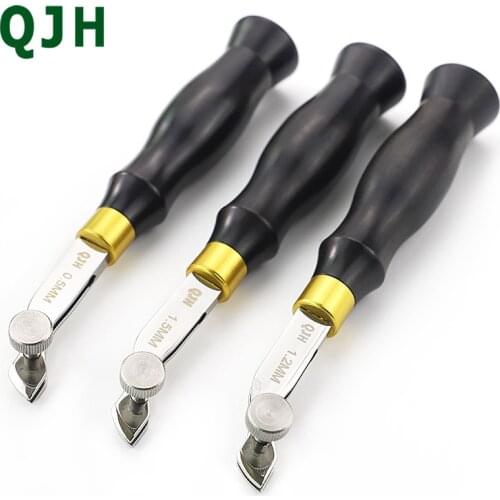 Stainless Steel Adjustable Scribe Leather Edge Manual Scribing Grooving Tool Stitching Groove DIY Leather Craft Tool