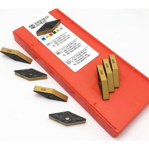 20PCS Turning Tools VNMG160408 PM 4225 VNMG160408 PM4225 CNC Milling Turning Carbide VNMG 160408 Turning Tool Steel Processing