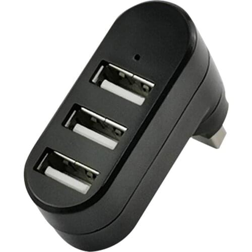 Mini USB 2.0 Extension Hub Mini Portable 3-port Splitter Lightweight And Convenient USB Splitter