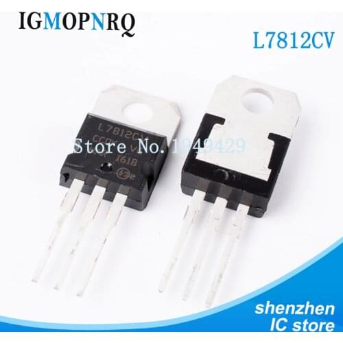 20PCS/Lot New L7812CV L7812 7812 Triode TO-220 12V 1.5A voltage regulator