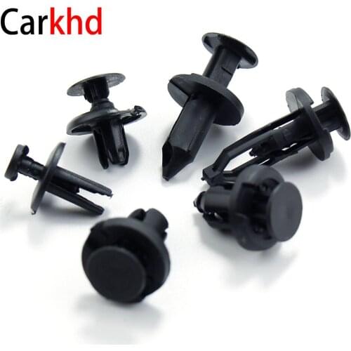120pcs Mixed Auto Fastener Clip Car Body Push Retainer Pin Rivet Bumper Door Trim Panel Retainer Fastener Kit Car Accessories