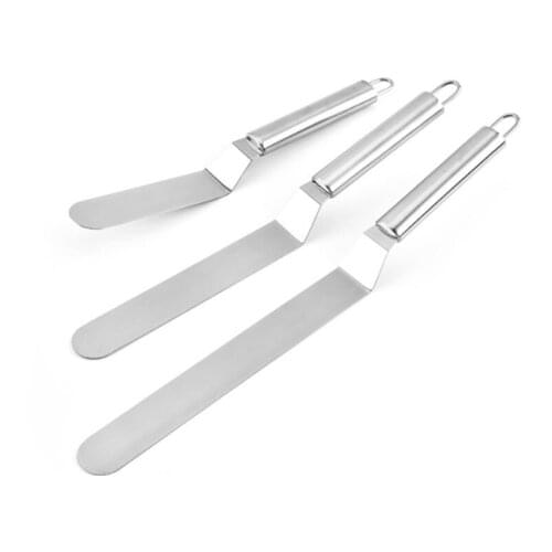 2 Style Cream Spatula Cake Decorating Tools Stainless Baking&Pastry Tools Cream Spatula Cake Butter Cream Knife Kitchen Gadget