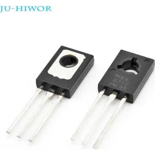 200pcs 2SB772 B772 Medium Power Transistor PNP TO-126 3A 40V