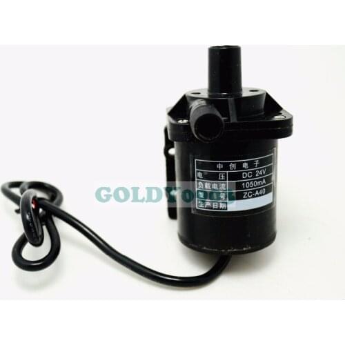 24V DC Mini Brushless Magnetic Hot Water Pump (0-80 degree centigrade)- No Thread- ZC-A40