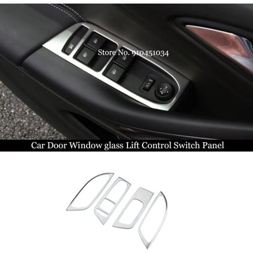 For Opel Astra K 2016 2017 2018 2019 Accessories LHD Interior Door Panel Window Button Trim Bezel Garnish Cover Car Styling
