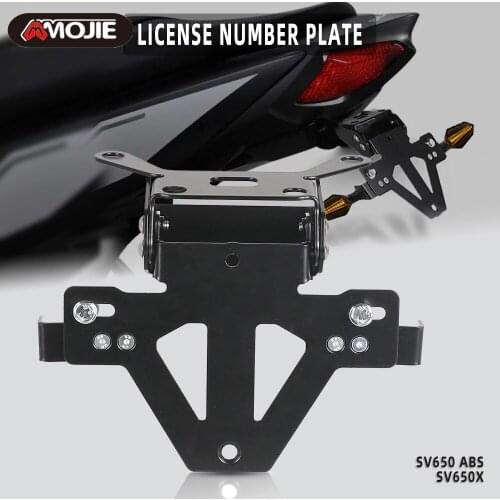 SV650 X Motorcycle Rear Tail Tidy Number License Plate Holder Bracket Fender Eliminator FOR SUZUKI SV650X 2018 2019 2020 2021