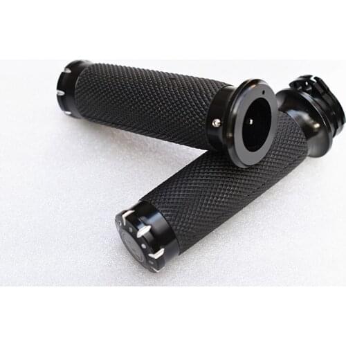 For Harley Sportster 883 1200 Touring Dyna Softail Rubber Motorcycle Handlebar Hand Grip 1'' 25mm Handle bar Grips