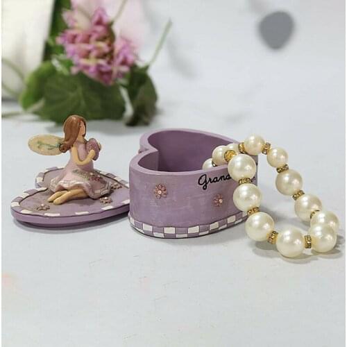 Exquisite Jewelry Carrying Box Heart Shape Jewelry Storage Case Storage Organizer Box Mothers Day Gift Joyero Organizador