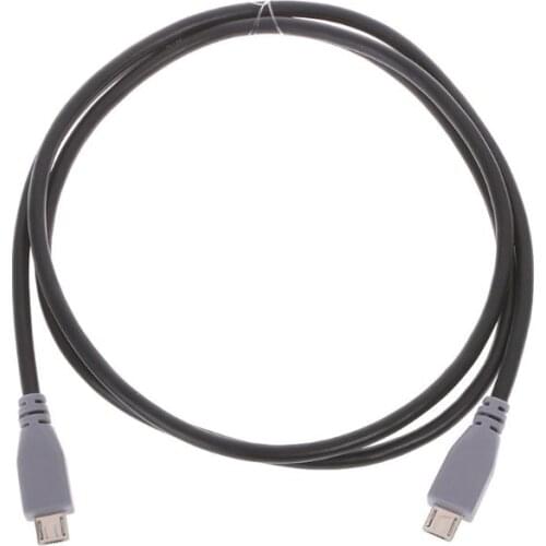 20CE Micro USB Type B Male To Micro B Male 5 Pin Converter OTG Adapter Lead Data Cable