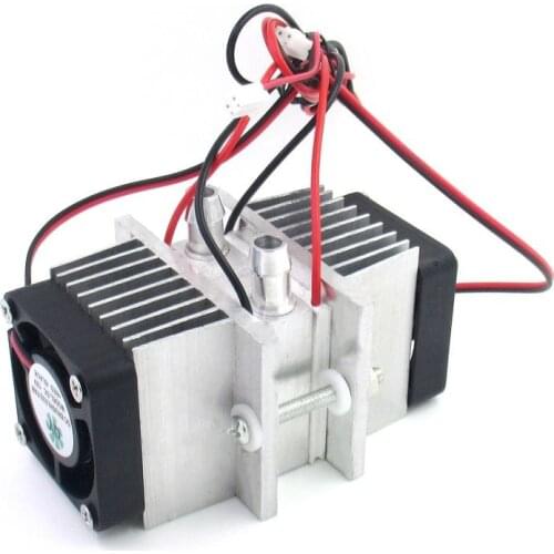 DIY Semiconductor Refrigeration System Kit Mini Refrigerator Cooler 12V Conduction Module+Water Cooling Head+Fan+TEC1-12706