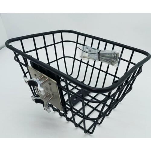 Stainless Head Handle Basket For XIAOMI M365 & Pro electric scooter QICYEL EF1 electric bicycle Storage Carrier Hanging Basket