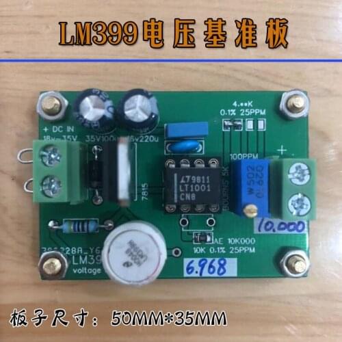 LM399 Voltage Reference Source 10V Calibration Calibration Three and a Half Four and a Half Multimeter