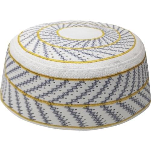 Muslim India Caps For Men Islamic Hats Yarmulke Kippah Bonnet Kippot Jewish Boina Weave Pattern Prayer Caps Pakistan Musulmana