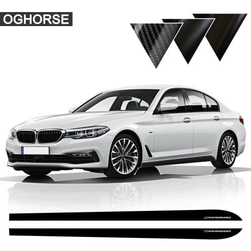 M Performance Side Stripe Skirt Sticker Decal for BMW F30 F31 X5 F15 X6 F16 E60 F32 f34 F22 E90 F10 F11 F01 F02 G30 Z4 E89 F20