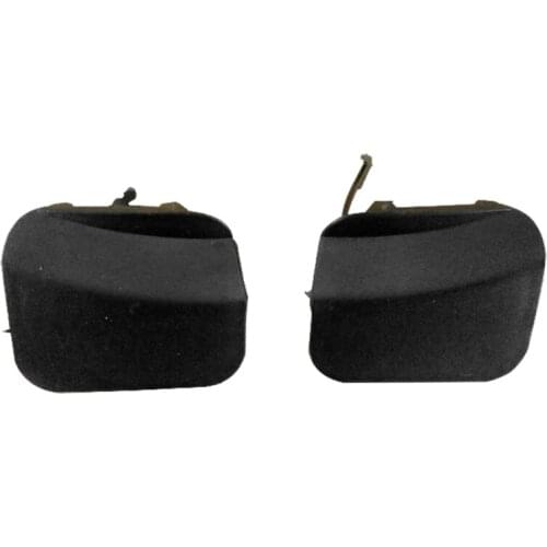 Unpainted Plastic Car Left & Right Front Car Bumper Tow Hook Eye Cover Cap Fit for Toyota Highlander 2008-2010