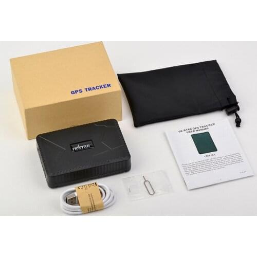 Portable Waterproof Universal Free Web APP Standby 180 Days Magnetic GPS Locator Voice Control Alarm Auto 10000mAh Battery