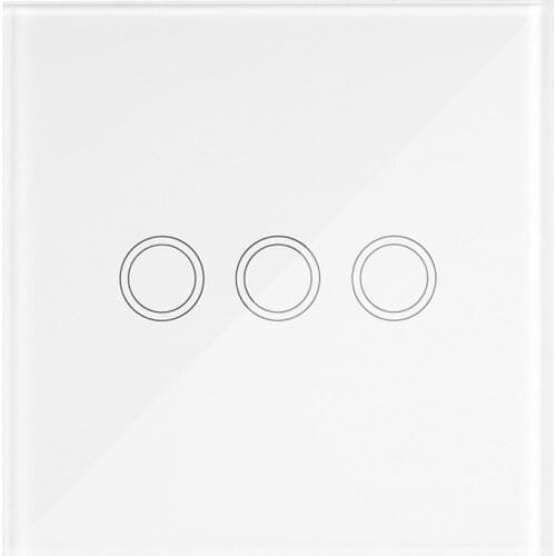 EWeLink T433 86Type RF433MHz RF Remote Control LED Light Glass Touch Panel Switch Wifi Wireless Smart Controller for Google Home