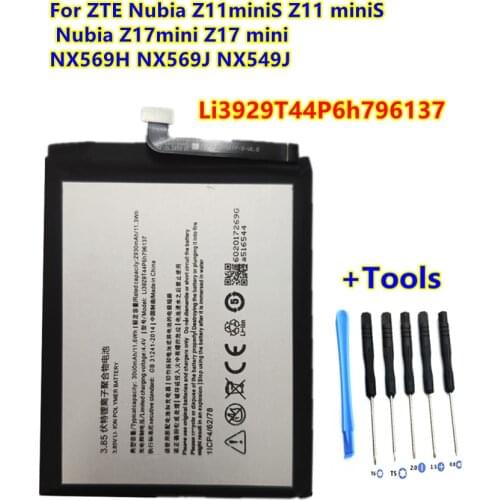 New 3.85V 3000mAh Li3929T44P6h796137 for ZTE Nubia Z11miniS Z11 mini S NX549J Z17mini Z17 mini NX569 NX569J NX569H smart phone