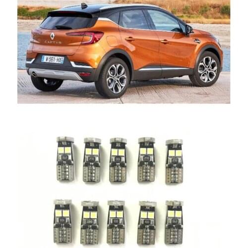 Canbus w5w Led interior lights For renault duster megane 2 logan captur clio laguna 2 ESPACE GRAND SCENIC KADJAR KANGOO KOLEOS