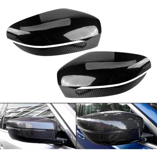 TAIHONGYU CARBON FIBER MIRROR COVER CAP Case Fit For BMW G30 G31 530i 540i 520D 5 SERIES 2017-2020