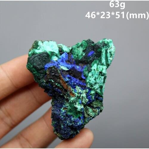 100% Natural beautiful Azurite and Malachite symbiotic mineral specimen crystal Stones and crystals Healing crystal