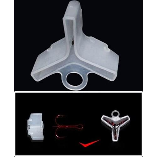 50pcs Durable Fishing Treble Hooks Covers Case Bonnets Cap Protector Set New