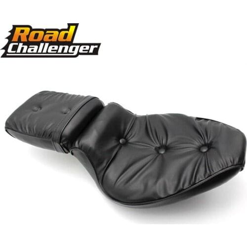 For Harley Sportster XL 1200 883 72 48 Forty-eight 2010-2015 Motorcycle Black Passenger Rear Seat Pad Leather Pillow