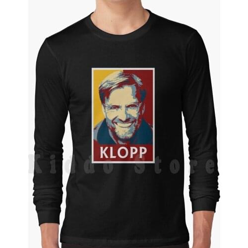 Jurgen Klopp Artwork Hoodies Long Sleeve Klopp Jurgen Klopp Football Jurgen Soccer Ynwa Anfield League