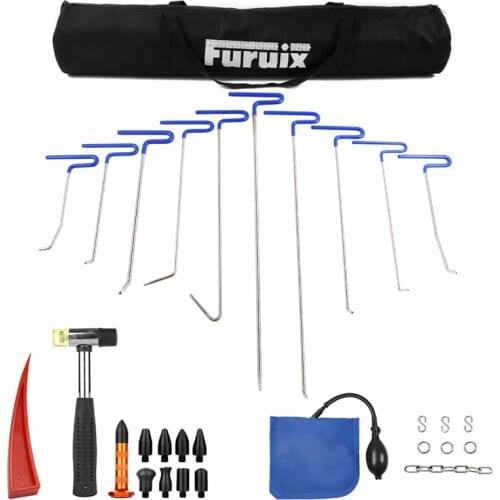 Tools Rods Hooks Car Crowbar Pump Wedge hand Toolkit Paintless Dent Repair Tools Dent Removal Tool Set repair hammer