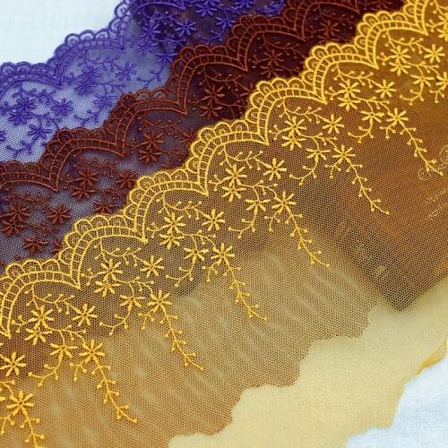Exquisite color lace wedding dress accessories cotton mesh toy decorative embroidery cloth