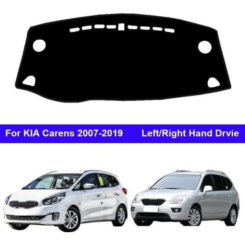 Car Auto Dashboard Cover For KIA Carens 2007 - 2019 UN RP LHD RHD Dashmat Pad Carpet Dash Mat Cape 2016 2013 2012 2011 2005 2007