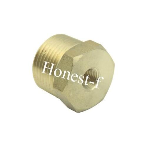 Brass Pipe Hex Bushing Reducer Fittings 3/4" Male BSPT x 1/8" Female BSPP