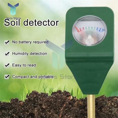 Mini Soil Detector Gardening Soil Sensor Moisture Tester Garden Plant Flower Water Analyzer Testing Hygrometer Tool Metal Probe