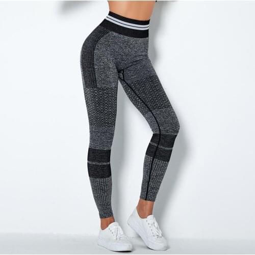 2020 New Yoga Pants Seamless Leggings Women Running Sport Stretch Tights Gym Fitness Push up Workout Legging Training Trousers
