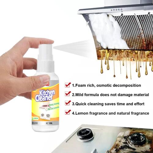 Kitchen Degreaser Removes Kitchen Grease Grime Oil Stain 30/50/100ml Optional B99