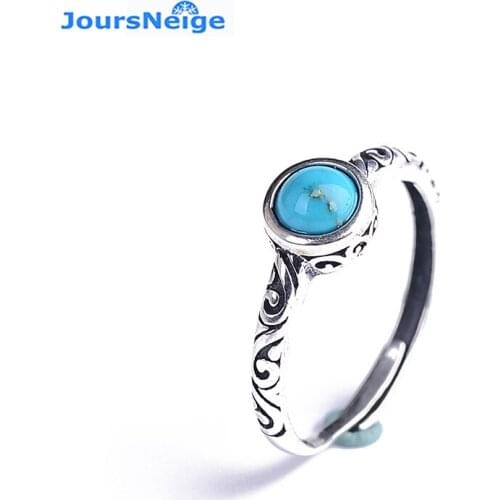 Wholesale Blue Natural Stone Ring Mosaic Ring Simple Female Women Girl Gift Adjustable Size Crystal Rings Wealth Jewelry