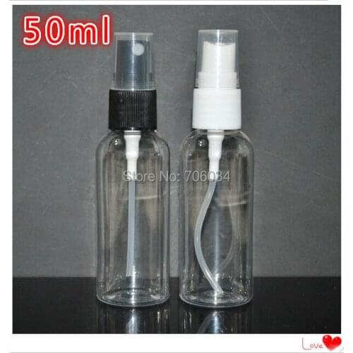 Pet Plastic Spray Bottles,1250psc 50ml Skin Care Refillable Bottles 50ml Spray Bottles Mini Transparent Spray Bottles 50 ml