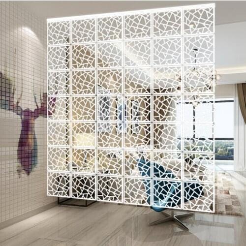 Hanging Room dividers partitions Folding screen Decorative chain curtain Hanging mobile screens