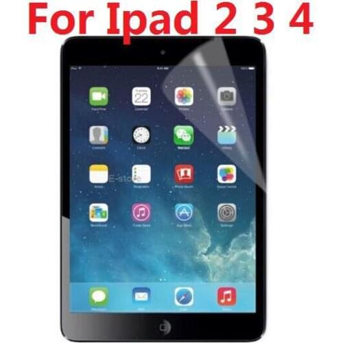 High Clear Full Body Front Screen Protector For Ipad 2 3 4 + Retail Package