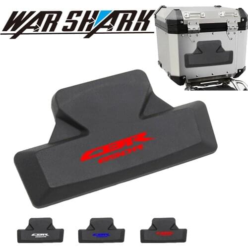 For Honda CBR650R CBR 650R CBR650 CBR650F Rubber Motorcycle Trunk Topbox Fixed Backrest Top Case Back Cushion