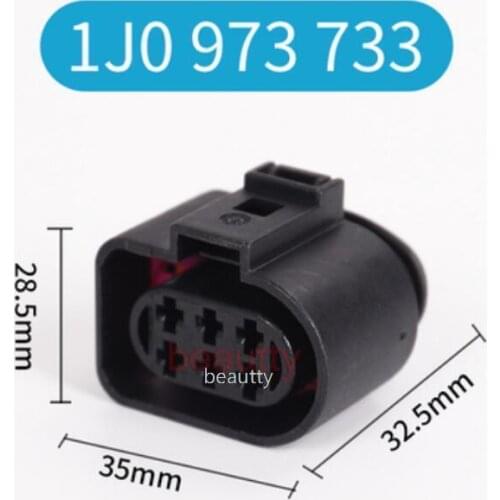 10PCS 1j0973733 Connection plug for vw auto parts