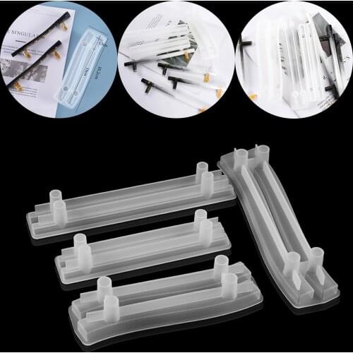 Fruit Tray Handle Silicone Molds Bending Handle Ornament Crystal Epoxy Resin Mold For DIY UV Silicone Molds Jewelry Making Craft