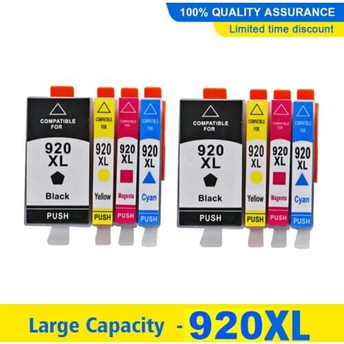 Compatible HP 920 920XL Ink Cartridge With Chip OfficeJet Printer 6000 6500 6500A 7000 7500A