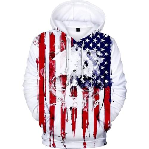Aikooki USA Hoodies Men Sweatshirt JULY FOURTH Hooded United States America Independence Day Hoody Mens Nati Peculiar All-match