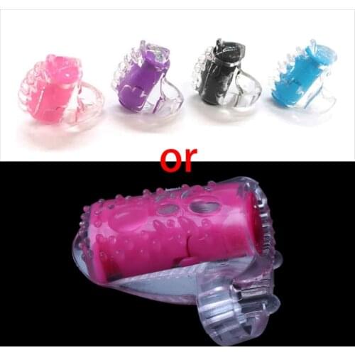 Vibrators Finger Stimulate Clitoris G-Spot Massager Adult Sex Toy For Women Color Random