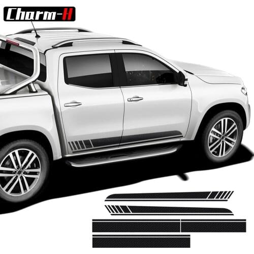 Car Styling Hood Roof Rear AMG Racing Stripes Side Skirt Vinyl Decal Sticker for Mercedes Benz X-Class W470 Accessories