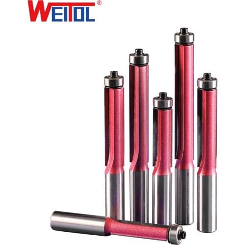 WeiTol 1pcs Technical Lengthen Flush Trim Router Bit CNC machine tools for wood