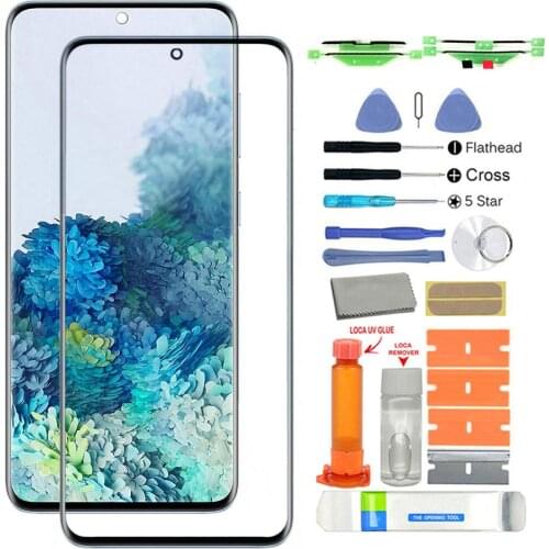 Replacement Front Glass Screen UV Glue Kit for Samsung Galaxy S20 Plus Ultra Front Glass Screen Kit