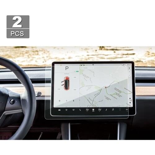 RUIYA Car PET Screen Protector For Model3 2018 2019 2020 15Inch GPS Navigation Display 3H Invisible Transparent Protective Film