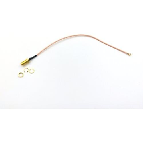 100pcs IPX U.FL to RP-SMA Jack Male Bulkhead IPEX PCI cable RG178 20CM